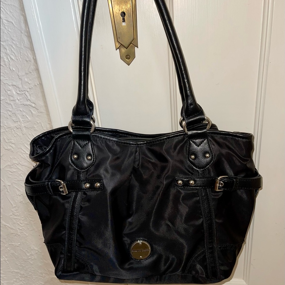 Black Franco Sarto Handbag, EUC